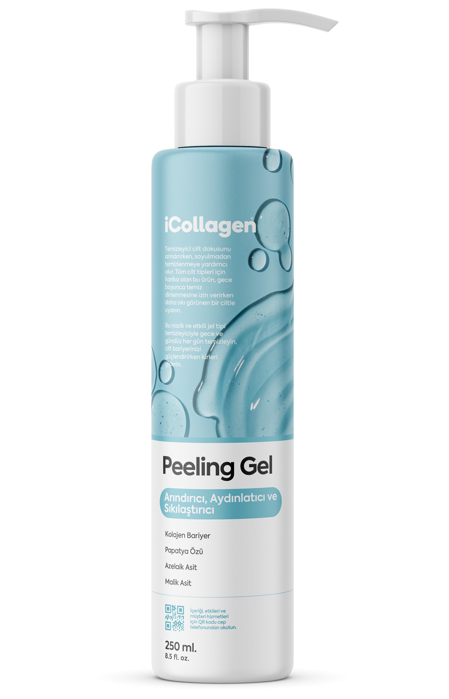 1 Kutu iCollagen® Peeling Hidrolize Jel 250 ML