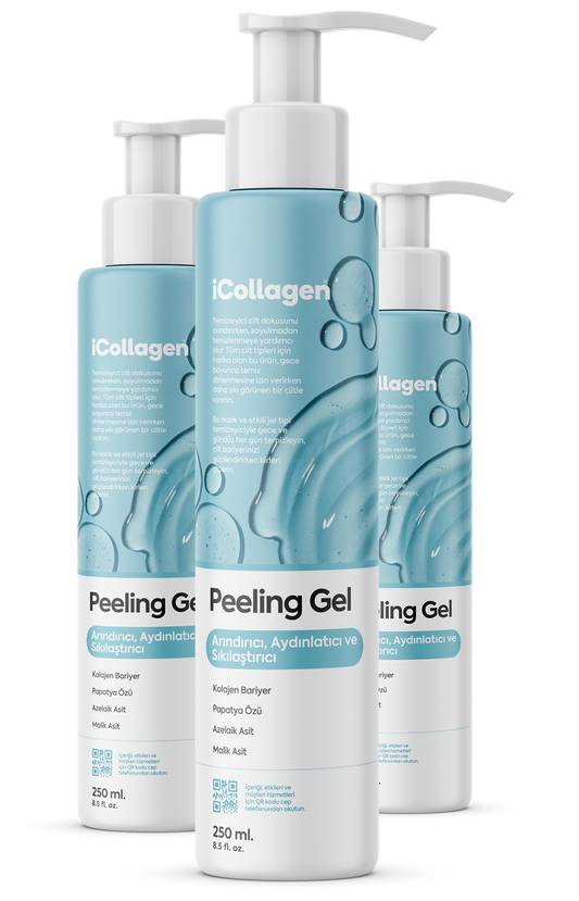 3 Kutu iCollagen® Peeling Hidrolize Jel 250 ML