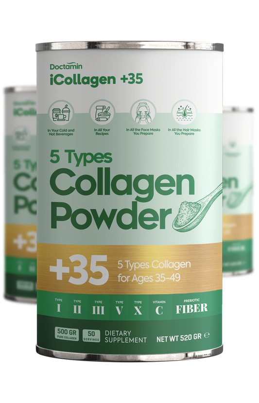3 Kutu iCollagen® 35+ Prebiyotikli %100 Saf Ve Doğal Hidrolize Kolajen Peptitler